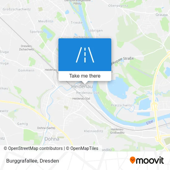 Карта Burggrafallee