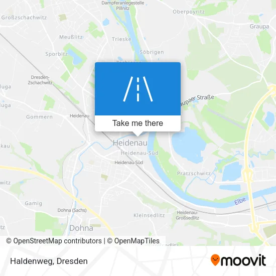 Карта Haldenweg