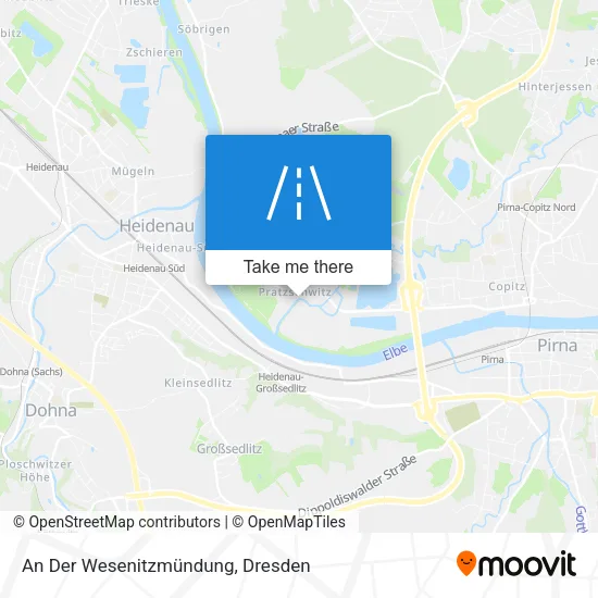 Карта An Der Wesenitzmündung