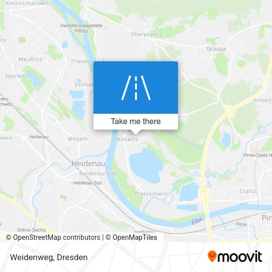 Карта Weidenweg