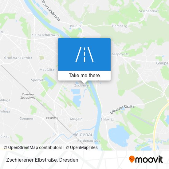 Zschierener Elbstraße map