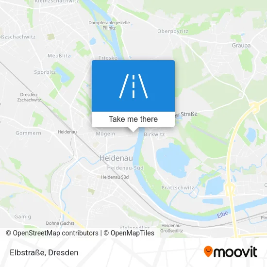 Карта Elbstraße