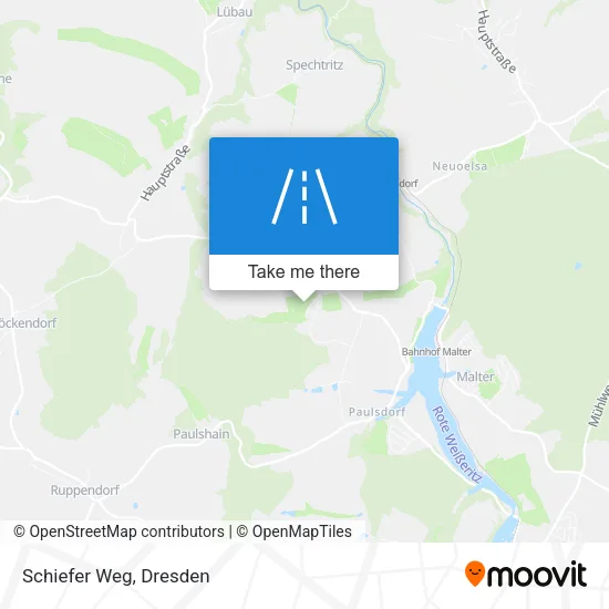 Schiefer Weg map