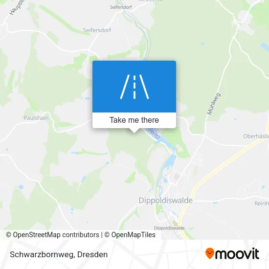 Карта Schwarzbornweg