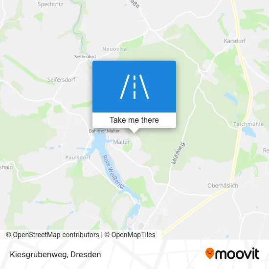 Карта Kiesgrubenweg