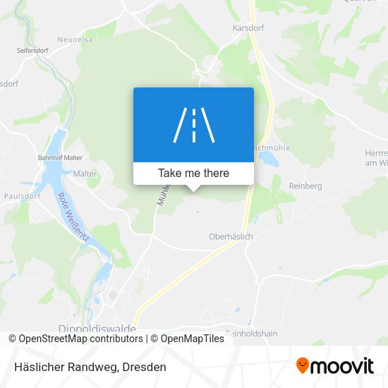 Häslicher Randweg map