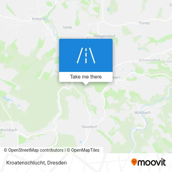 Карта Kroatenschlucht