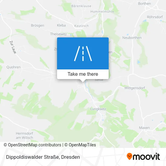 Карта Dippoldiswalder Straße