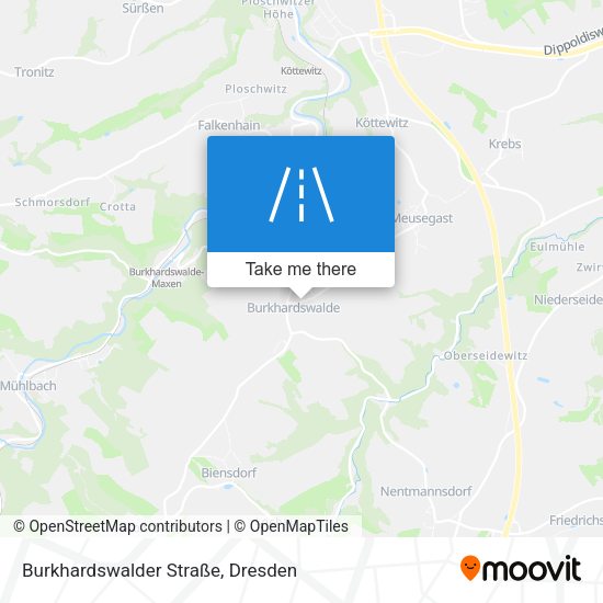 Burkhardswalder Straße map