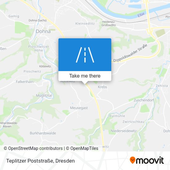 Teplitzer Poststraße map
