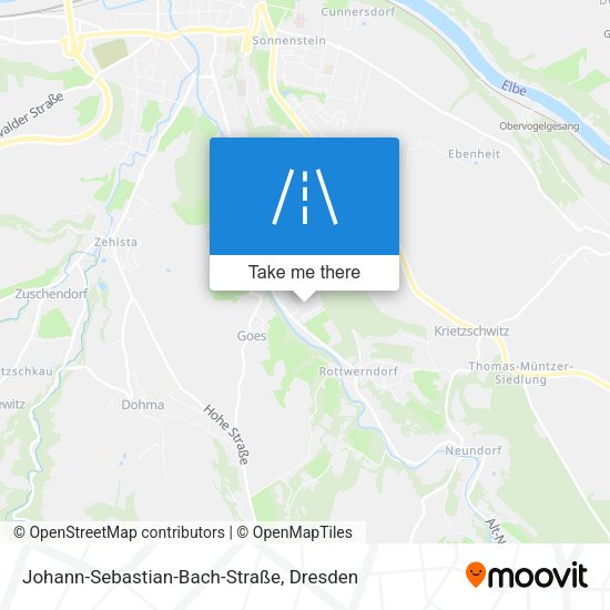 Johann-Sebastian-Bach-Straße map