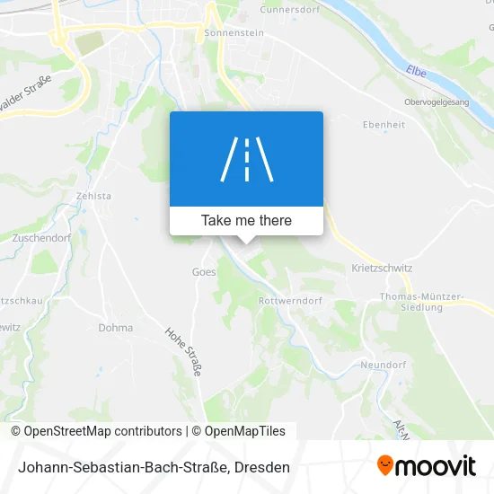 Johann-Sebastian-Bach-Straße map