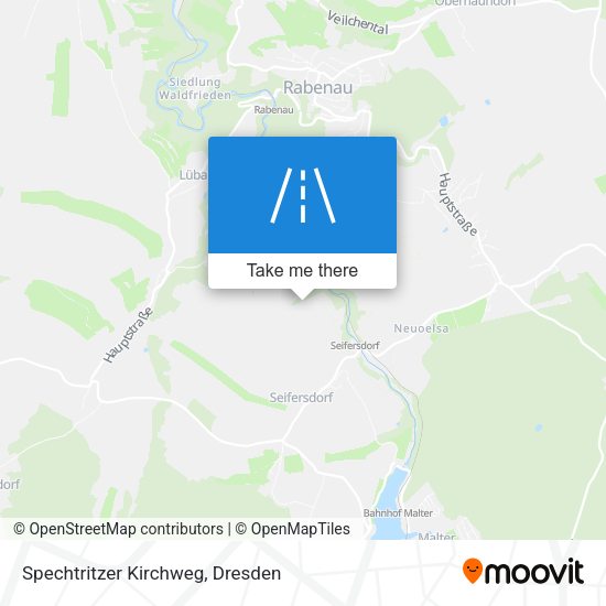 Spechtritzer Kirchweg map