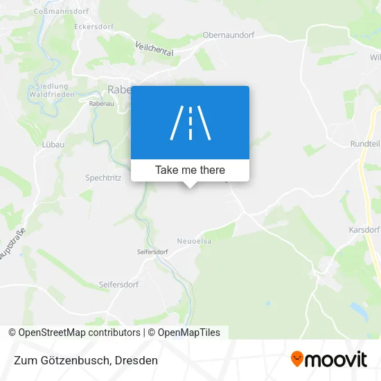 Карта Zum Götzenbusch