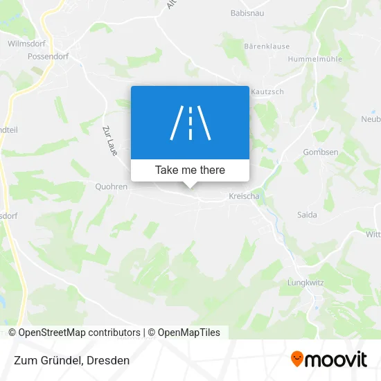 Карта Zum Gründel
