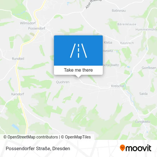 Карта Possendorfer Straße
