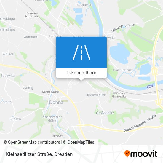 Kleinsedlitzer Straße map