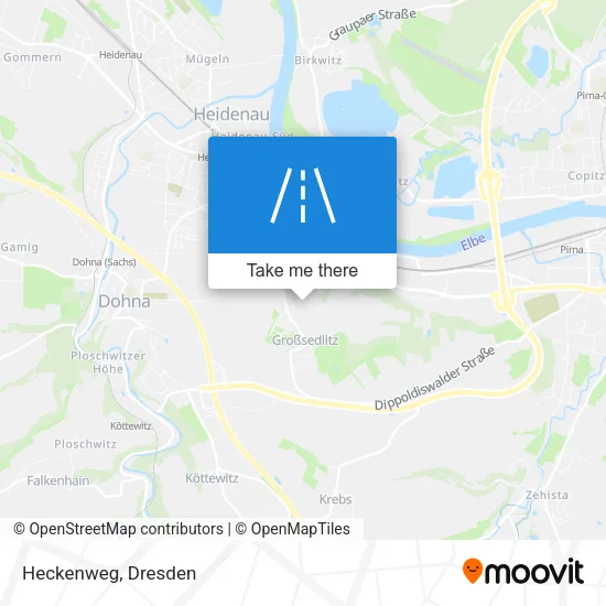 Карта Heckenweg