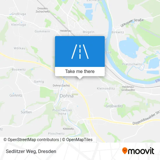 Карта Sedlitzer Weg