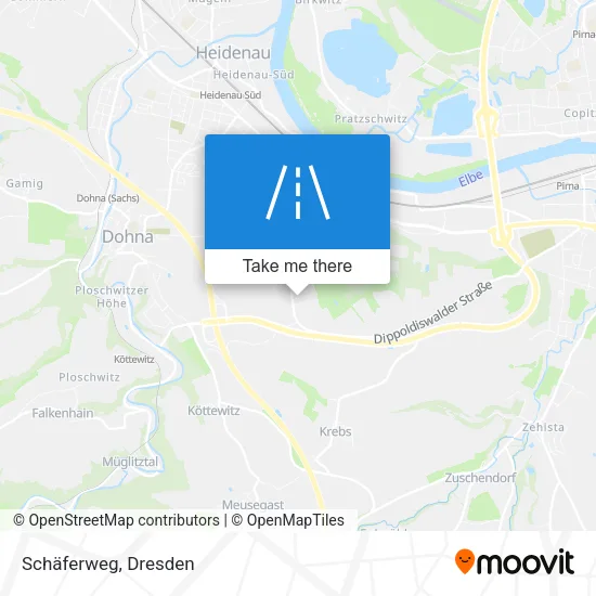 Карта Schäferweg