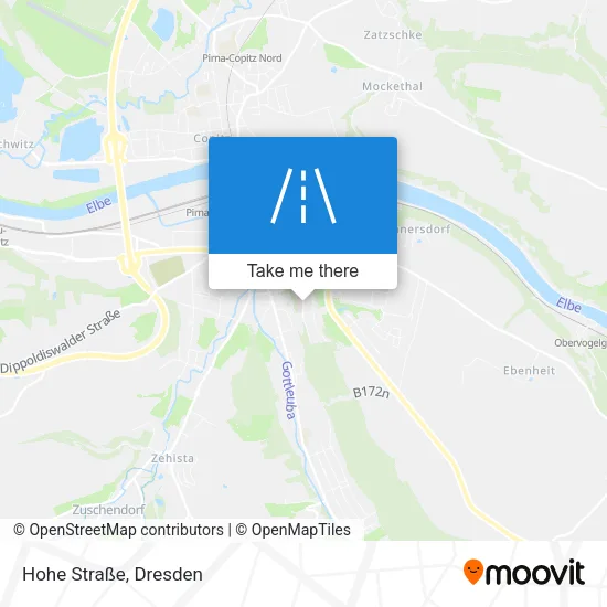 Карта Hohe Straße