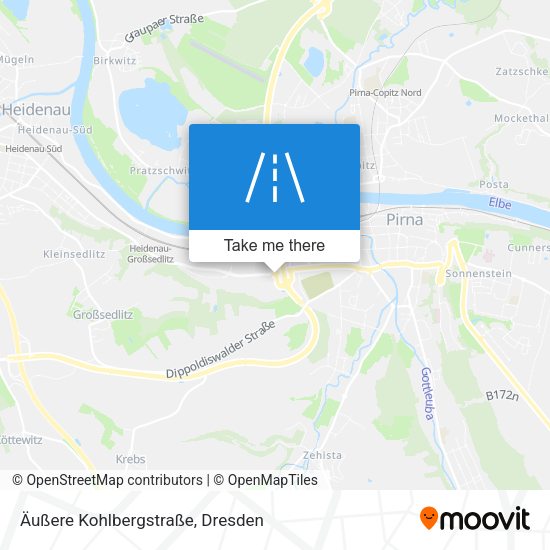 Äußere Kohlbergstraße map