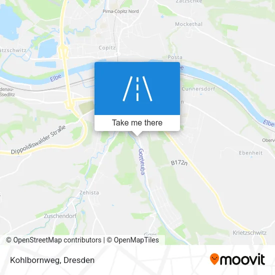 Карта Kohlbornweg