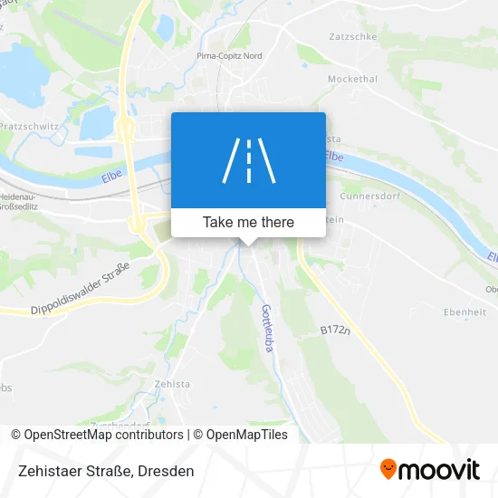 Карта Zehistaer Straße
