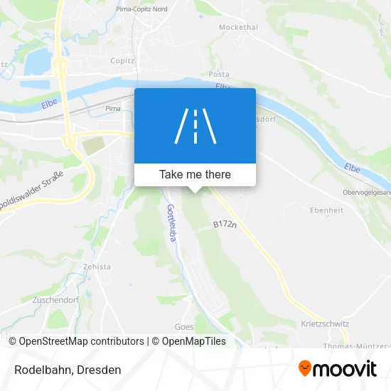 Карта Rodelbahn