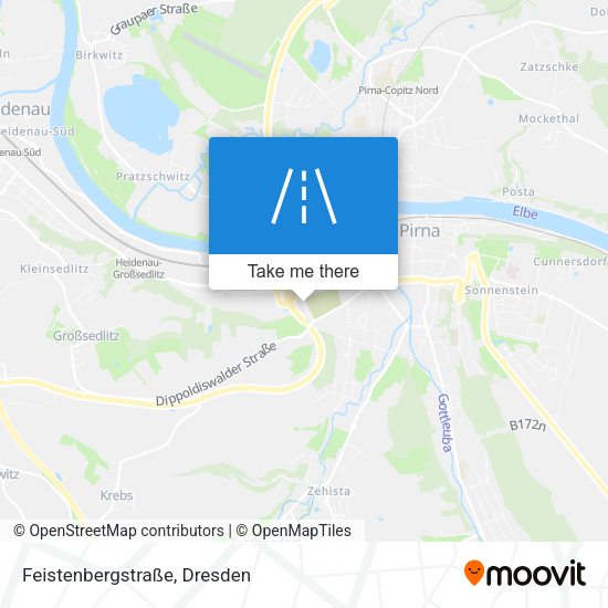 Feistenbergstraße map