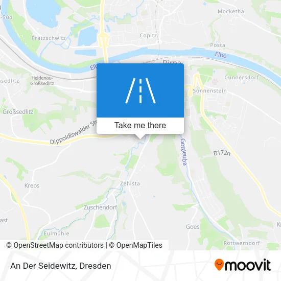 Карта An Der Seidewitz