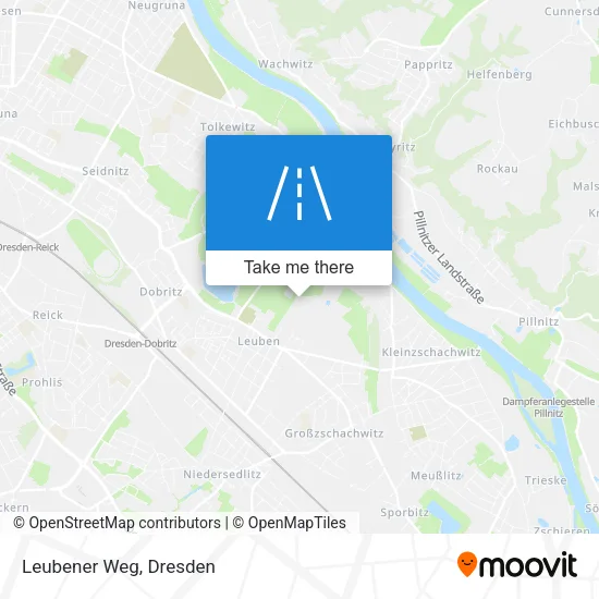 Карта Leubener Weg