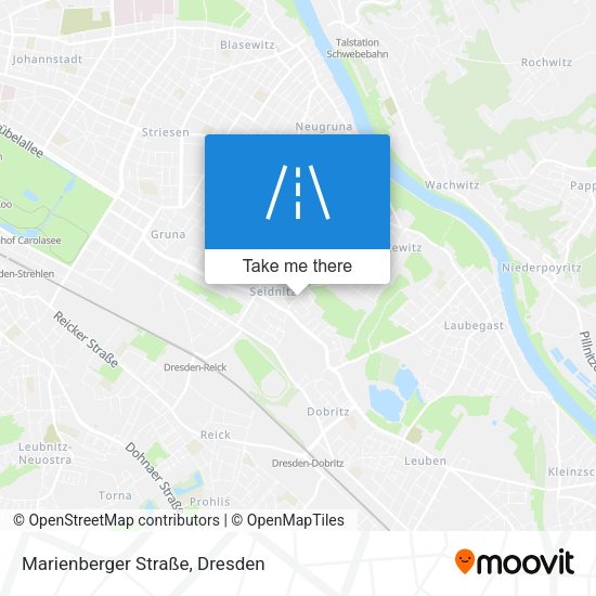 Marienberger Straße map