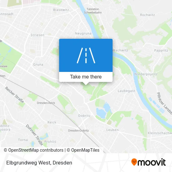 Карта Elbgrundweg West