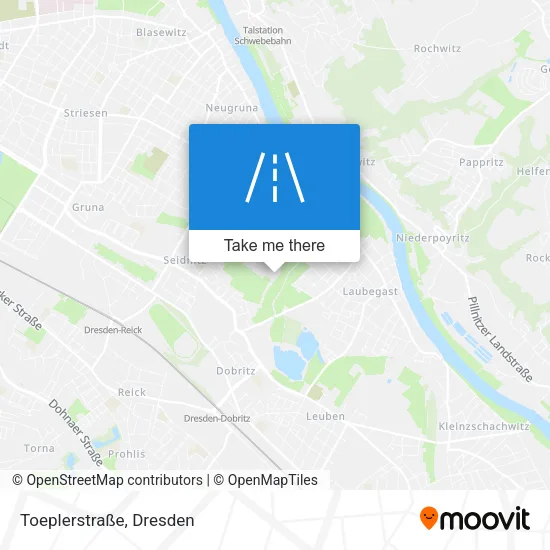 Карта Toeplerstraße