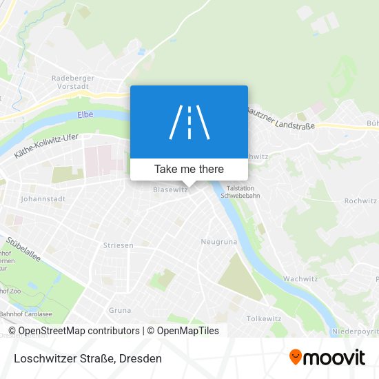 Loschwitzer Straße map