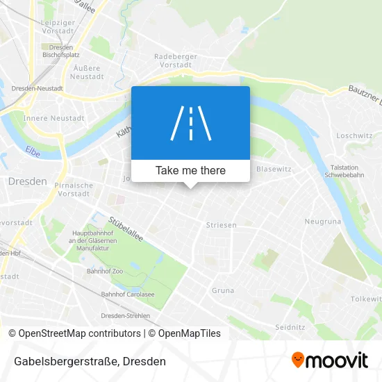 Карта Gabelsbergerstraße