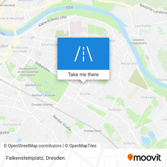 Карта Falkensteinplatz