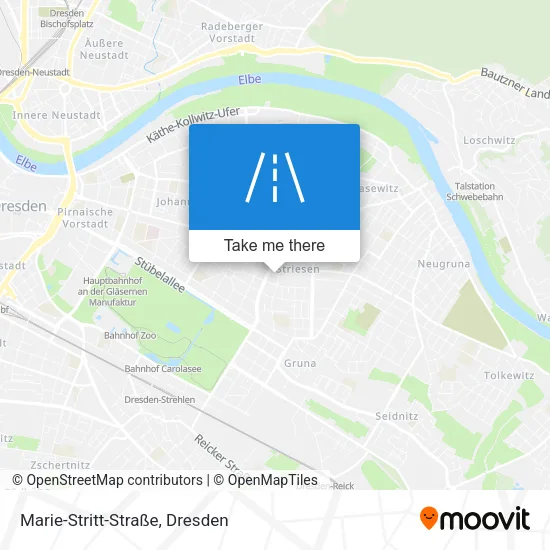 Карта Marie-Stritt-Straße
