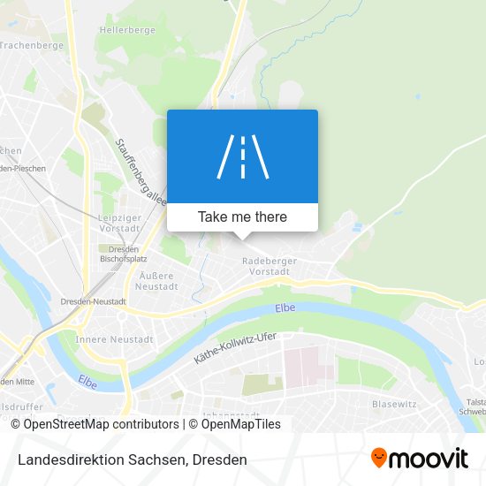Landesdirektion Sachsen map
