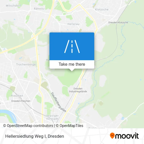 Карта Hellersiedlung Weg I