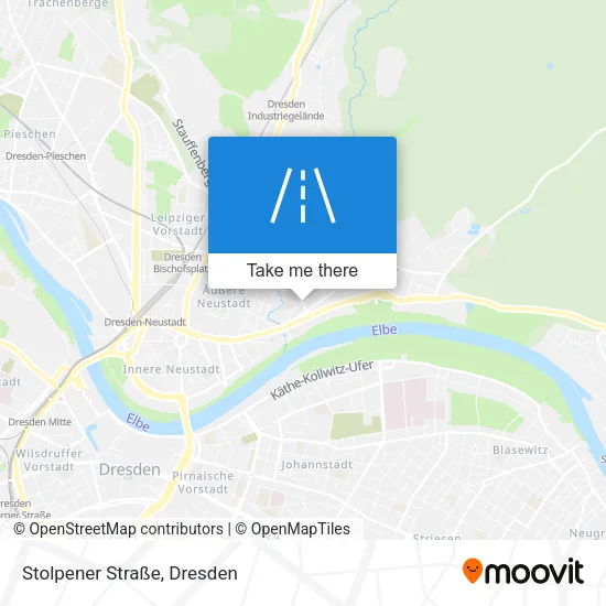 Карта Stolpener Straße