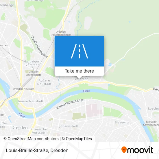 Карта Louis-Braille-Straße