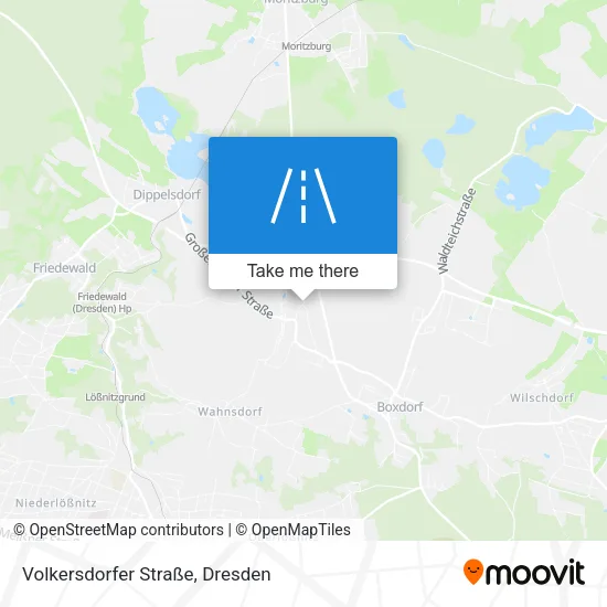 Карта Volkersdorfer Straße