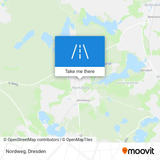 Карта Nordweg