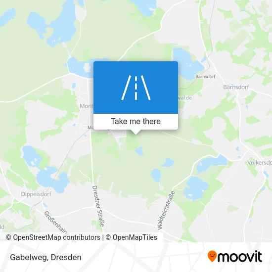 Карта Gabelweg