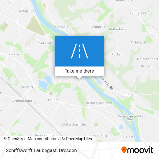 Schiffswerft Laubegast map