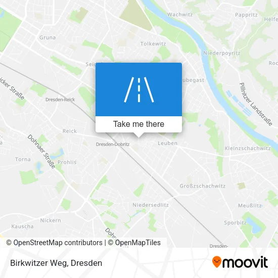 Карта Birkwitzer Weg