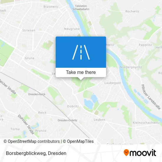 Карта Borsbergblickweg
