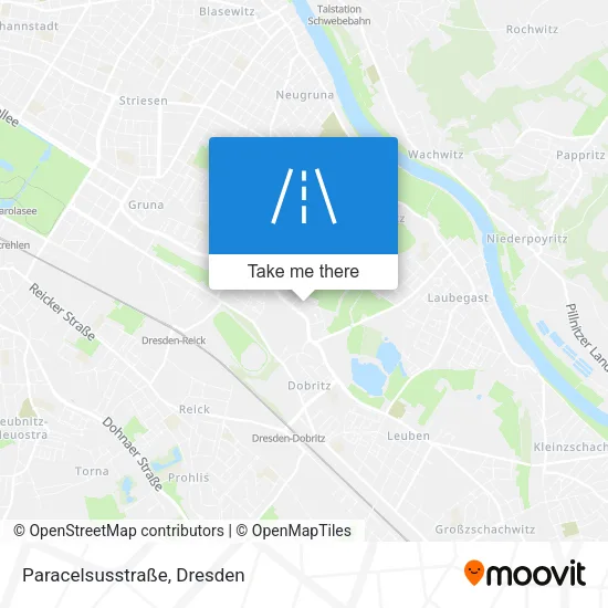 Карта Paracelsusstraße
